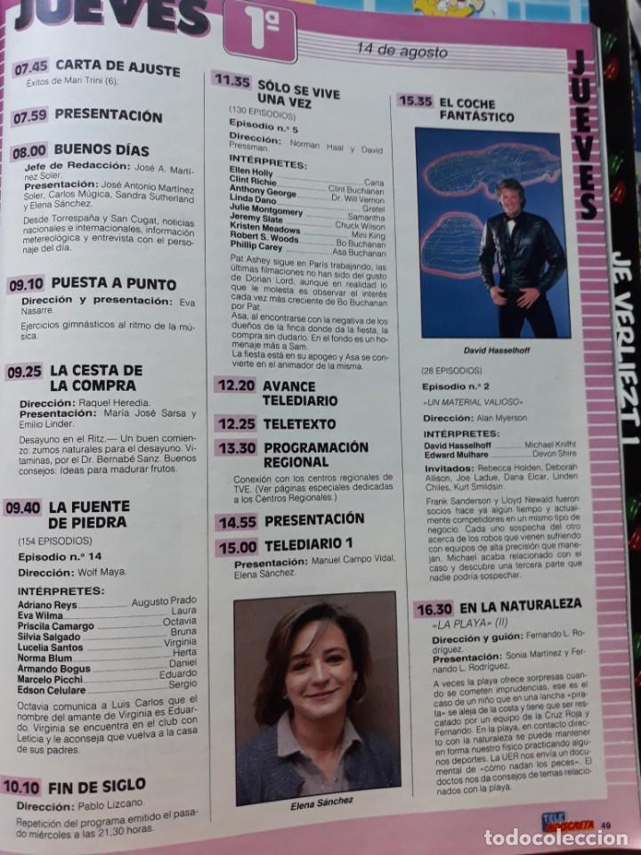 Coleccionismo de Revistas y Peri&oacute;dicos: david hasselhoff EL COCHE FANTASTICO