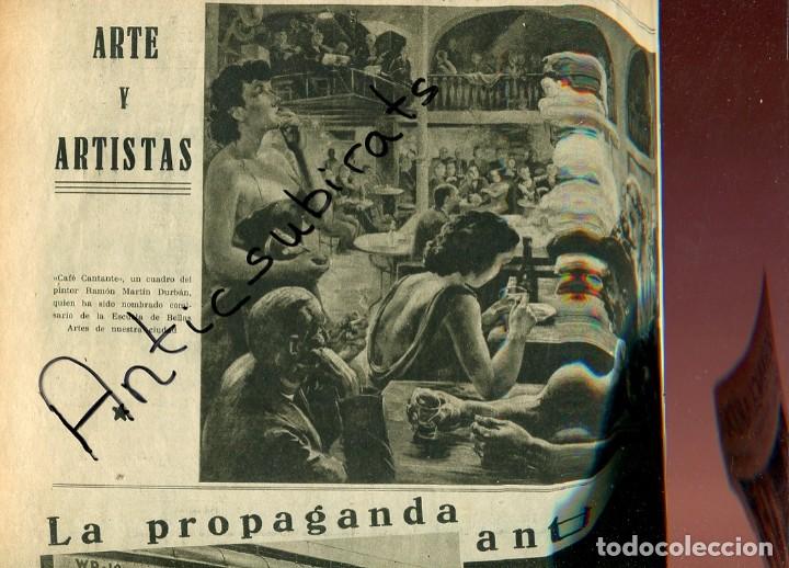 Colecionismo de Revistas e Jornais: VANGUARDIA 1936 GUERRA CIVIL  MARTIN DURBAN TREN PUBLICITARIO PUBLICIDAD PROPAGANDA ANTIFASCISTA