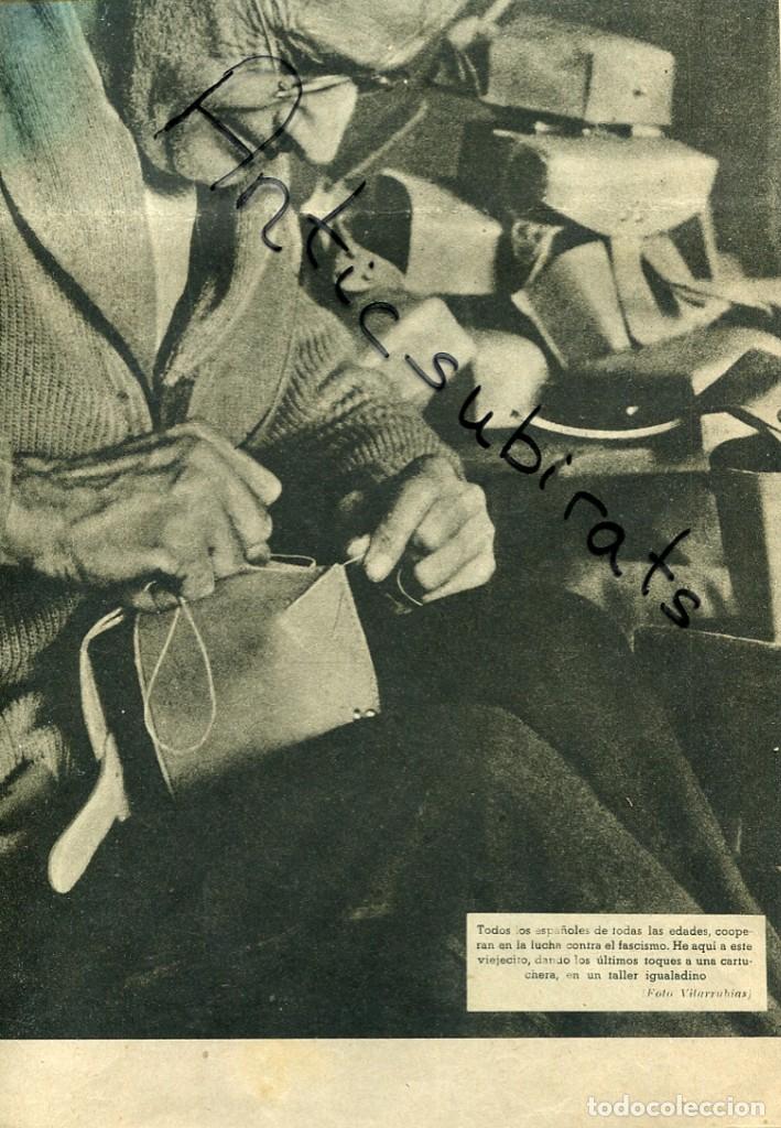 Collectionnisme de Revues et Journaux: VANGUARDIA 1936 GUERRA CIVIL MILICIANA  INDUSTRIA TEXTIL CUERO IGUALADINA IGUALADA POR REPUBLICA