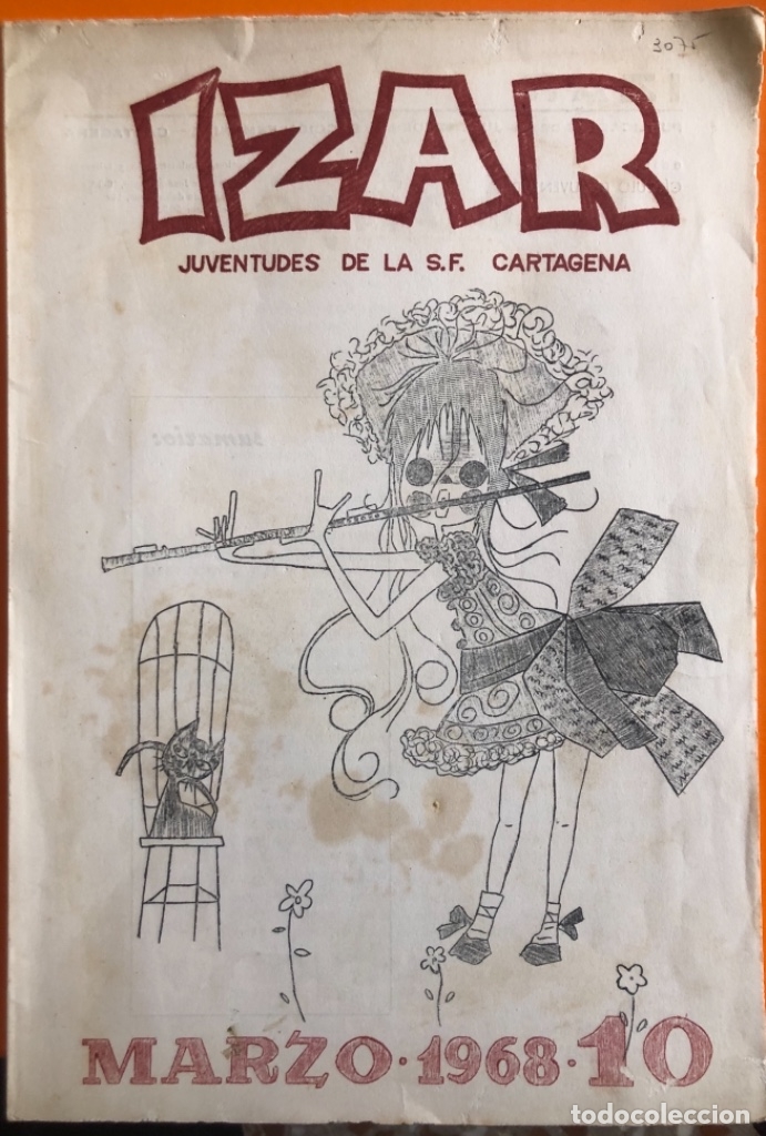 Collezionismo di Riviste e Giornali: CARTAGENA- MURCIA - IZAR- RARA REVISTA JUVENTUDES DE LA S.F. A&Ntilde;O 1.968