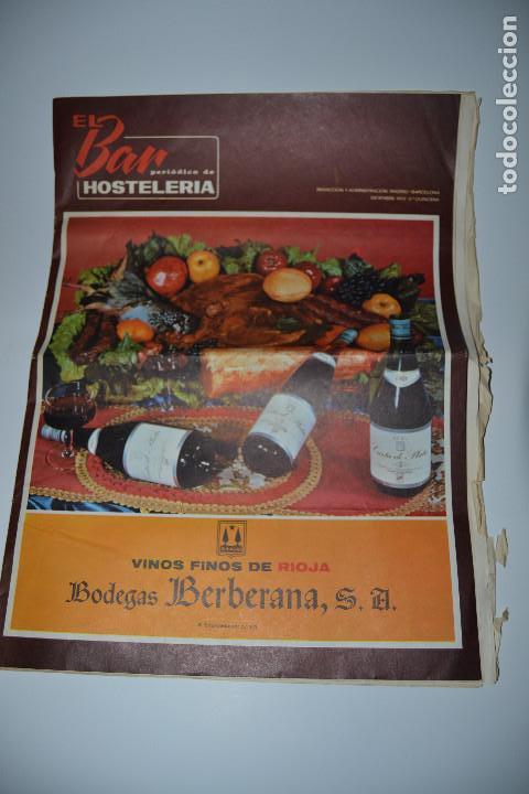 Coleccionismo de revistas y peri&oacute;dicos: EL BAR REVISTA DE HOSTELERIA