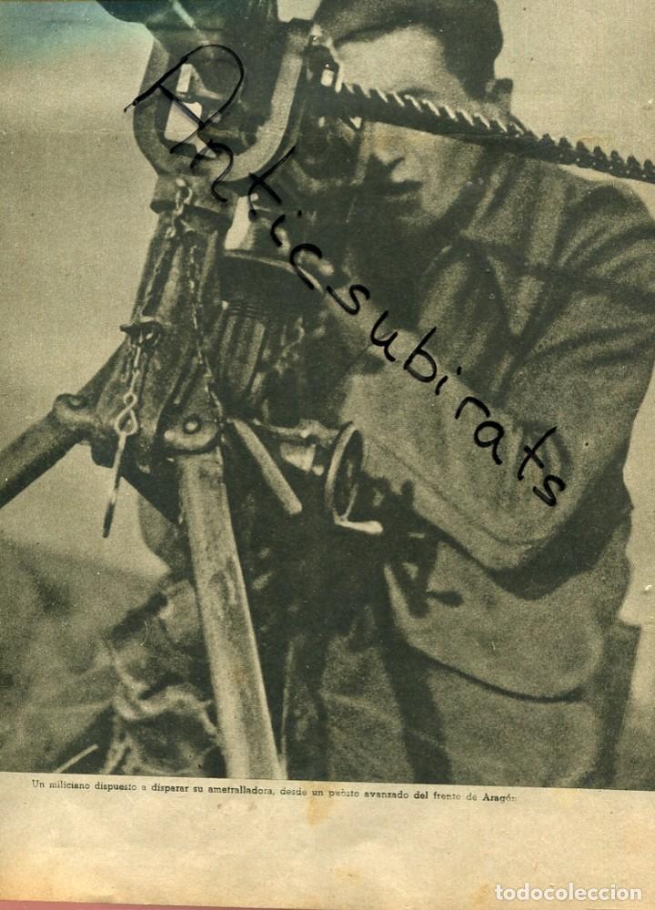 Sammeln von Zeitschriften und Zeitungen: VANGUARDIA 1936 GUERRA CIVIL AMETRALLADORA PESCA TRINCHERAS CABALLERIA REPUBLICANA
