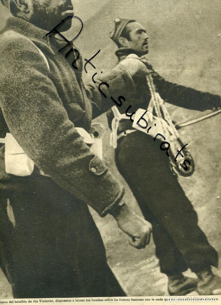 Collezionismo di Riviste e Giornali: VANGUARDIA 1936 GUERRA CIVIL GRANADA BOMBAS DE MANO LANZADAS POR ONDA FONA BATALLON LA VICTORIA
