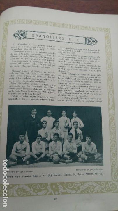 Collezionismo di Riviste e Giornali: GRANOLLERS E.C. CLUB DE FUTBOL DE CATALUNYA BARCELONA FUTBOL CATALA 2 HOJAS A&Ntilde;O 1928