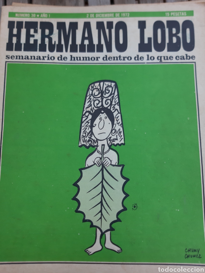 Colecionismo de Revistas e Jornais: Hermano lobo. N&deg; 30. A&ntilde;o I. 2 diciembre 1972