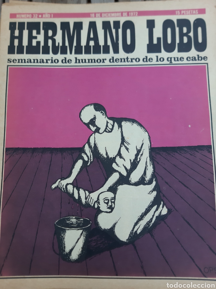 Colecionismo de Revistas e Jornais: Hermano lobo. N32. A&ntilde;o I. 16 diciembre 1972