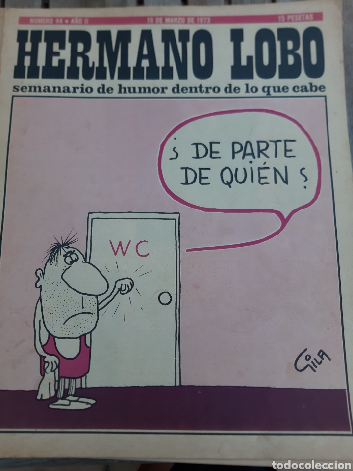 Colecionismo de Revistas e Jornais: Hermano lobo. N&deg; 44. A&ntilde;o II. 10 marzo 1973