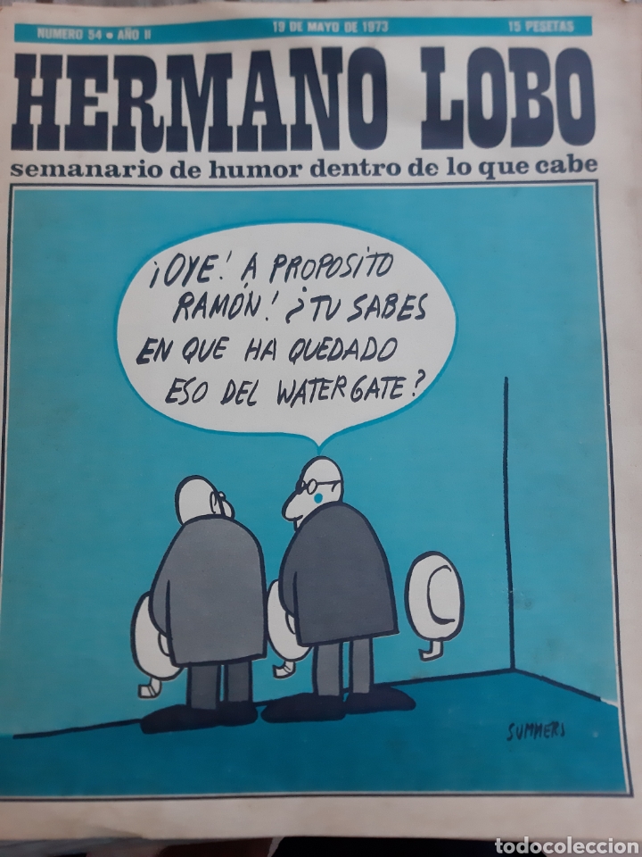 Colecionismo de Revistas e Jornais: Hermano lobo. N&deg; 54. A&ntilde;o II. 19 mayo 1973