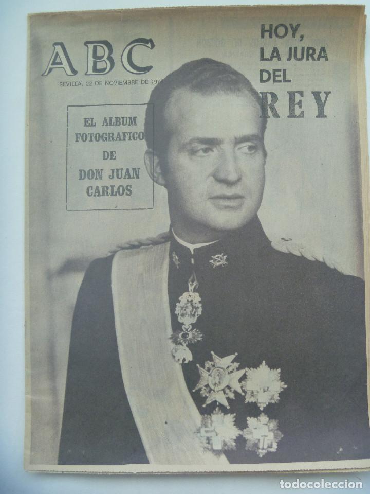 Coleccionismo de Revistas y Peri&oacute;dicos: ABC, ESPECIAL HOY JURA EL REY , ALBUM FOTOGRAFICO DE DON JUAN CARLOS , 22 NOVIEMBRE 1975