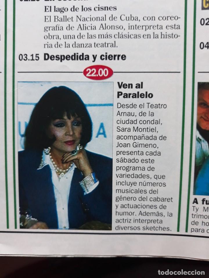 Coleccionismo de revistas y peri&oacute;dicos: SARA MONTIEL VEN AL PARELELO