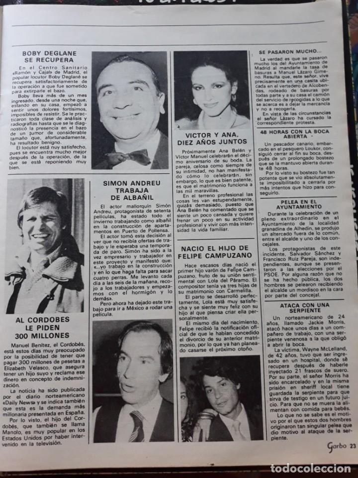 Coleccionismo de Revistas y Peri&oacute;dicos: boby deglane simon andreu felipe campuzano el cordobes manuel benitez ana belen