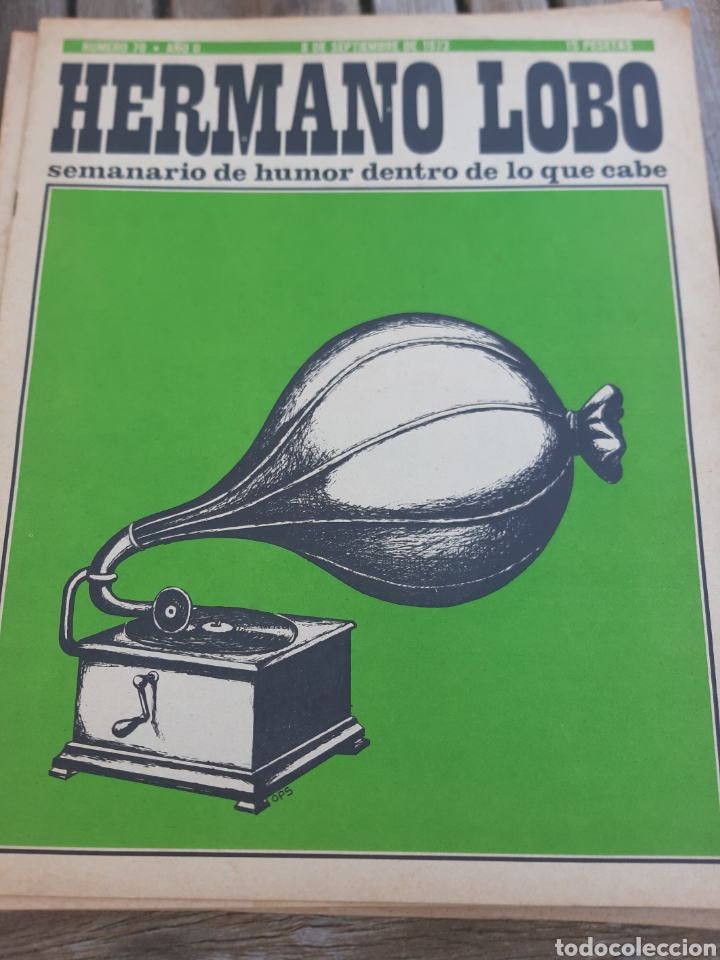 Colecionismo de Revistas e Jornais: Hermano lobo. N&deg; 70. A&ntilde;o II. 8 septiembre 1973