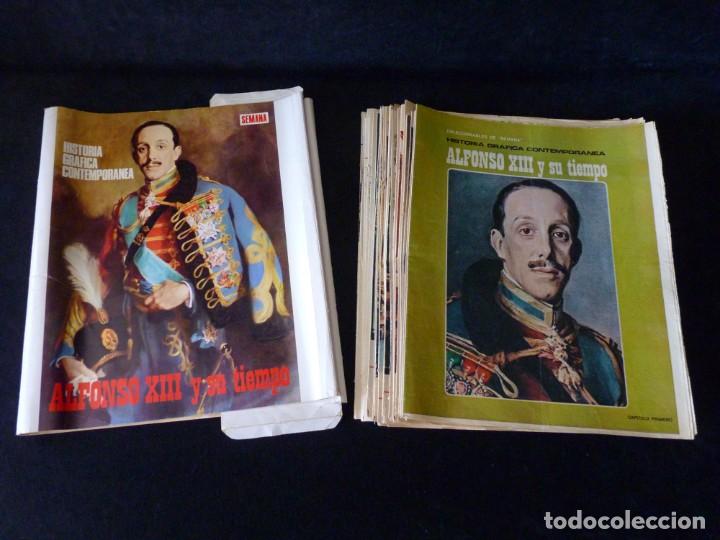 Coleccionismo de revistas y peri&oacute;dicos: ALFONSO XIII Y SU TIEMPO. HISTORIA GR&Aacute;FICA CONTEMPOR&Aacute;NEA. 24 FASC&Iacute;CULOS+CARPETA. SEMANA, 1967