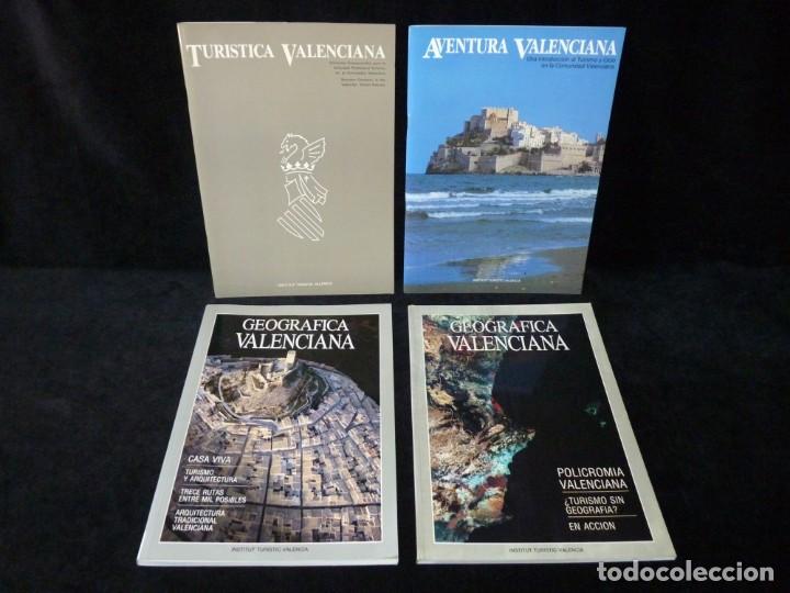 Collection Magazines and Newspapers: LOTE DE 4 REVISTAS DEL INSTITUT TUR&Iacute;STIC VALENCI&Agrave; ITVA. VALENCIA, 1986-90