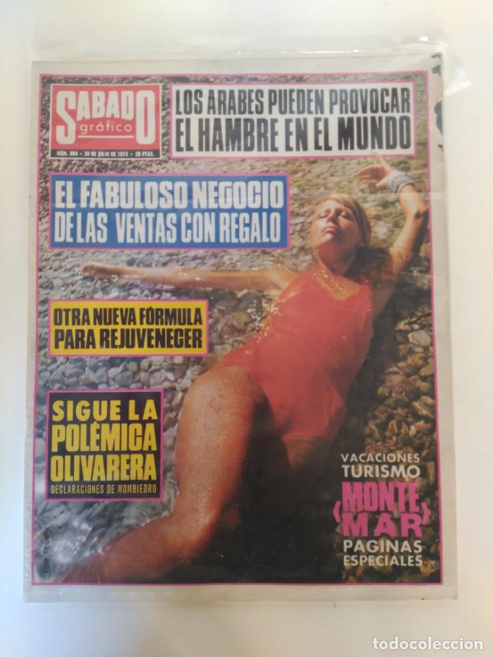 Coleccionismo de revistas y peri&oacute;dicos: Revista S&aacute;bado Gr&aacute;fico, 20 de Julio de 1974, Montemar, pol&eacute;mica olivarera