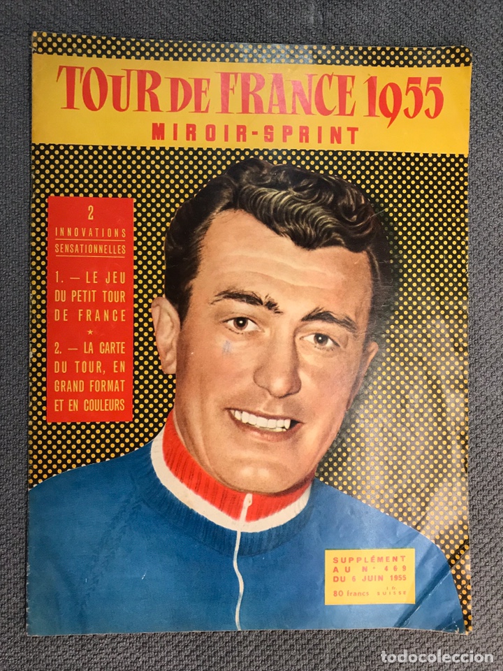 Coleccionismo de Revistas y Peri&oacute;dicos: REVISTA FRANCESA. Tour de France (a.1955) Revista francesa del mundo del Ciclismo