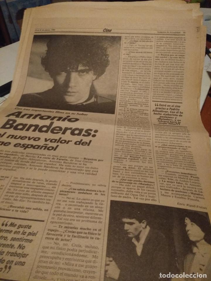 Sammeln von Zeitschriften und Zeitungen: ENTREVISTAS ACTORES: ANTONIO BANDERAS, PACO RABAL, IMANOL ARIAS, JOSE SACRISTAN, EUSEBIO PONCELA,ETC