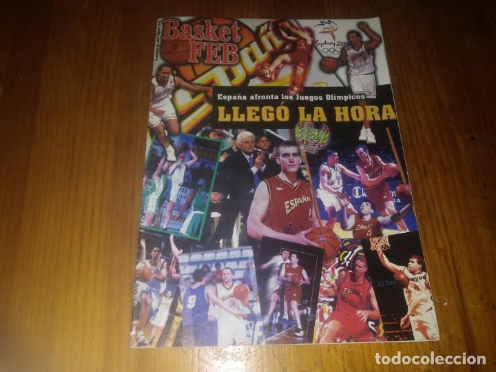 Coleccionismo de Revistas y Peri&oacute;dicos: Revista de baloncesto BASKET FEB a&ntilde;o 2000 N&deg; 19 Sydney juegos ol&iacute;mpicos