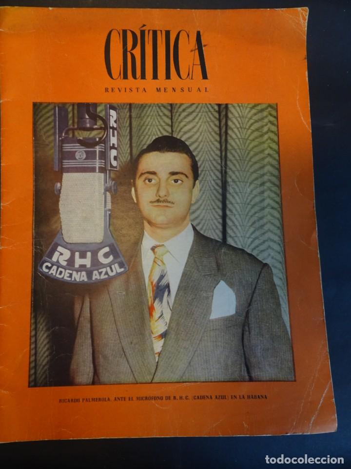 Coleccionismo de Revistas y Peri&oacute;dicos: ANTIGUA REVISTA CR&Iacute;TICA, SOBRE CINE Y RADIO, 1950, VER FOTOS