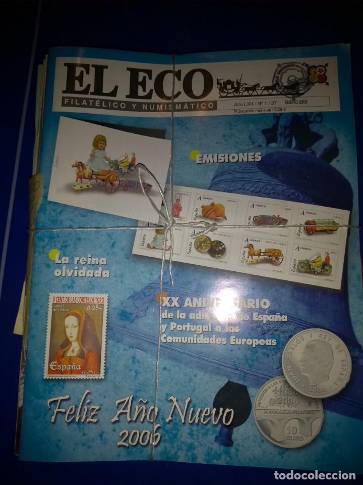 Coleccionismo de revistas y peri&oacute;dicos: El Eco Filatelico y Numismatico 2006 tenemos todos los a&ntilde;os pida el que quiera.