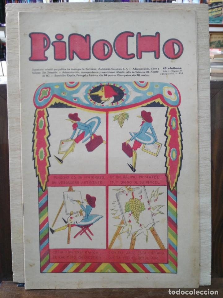 Coleccionismo de Revistas y Peri&oacute;dicos: Pinocho, Semanario Infantil - N&ordm; 31 - Septiembre 1925