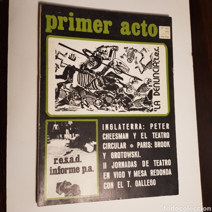 Collection Magazines and Newspapers: PRIMER ACTO N&deg; 164 REVISTA DE TEATRO