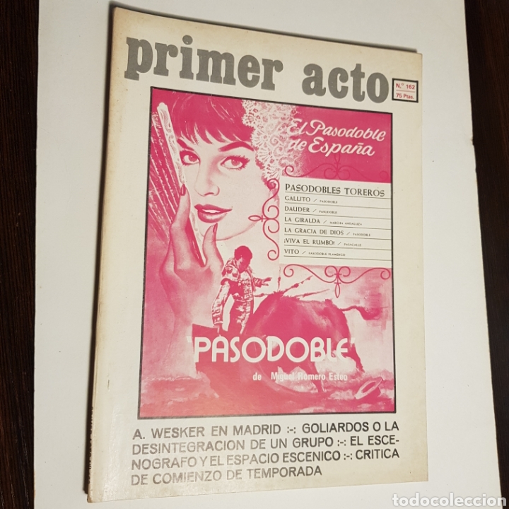 Collection Magazines and Newspapers: PRIMER ACTO N&deg; 162 REVISTA DE TEATRO