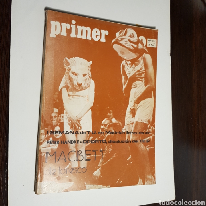 Collection Magazines and Newspapers: PRIMER ACTO N&deg; 155 REVISTA DE TEATRO