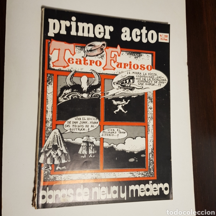Collection Magazines and Newspapers: PRIMER ACTO N&deg; 153 TEATRO FURIOSO OBRAS DE NIEVA Y MELERO