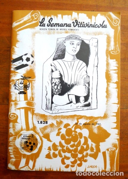 Coleccionismo de Revistas y Peri&oacute;dicos: LA SEMANA VITIVIN&Iacute;COLA. A&ntilde;o XXXVI ; 22 de agosto de 1981 ; N&uacute;m. 1828