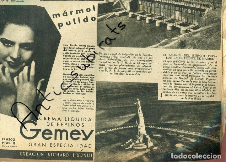 Coleccionismo de Revistas y Peri&oacute;dicos: DIA GRAFICO GUERRA CIVIL 23-1-1937 CERRO ROJO DE LOS ANGELES GEMEY  ANDUJAR CORDOBA INCOMUNICADA