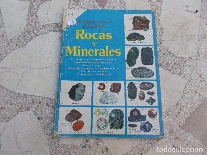 Collection Magazines and Newspapers: el libro de oro de estampas rocas y minerales n&ordm; 34, faltan 15cromos, novaro, 1960