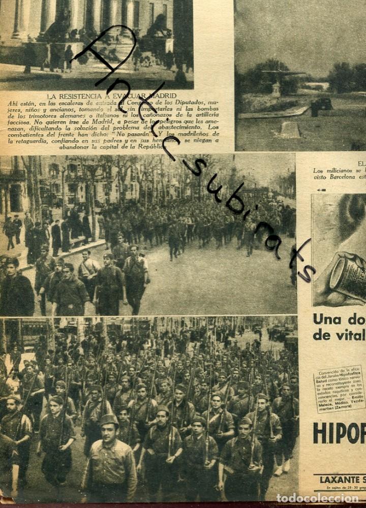 Coleccionismo de Revistas y Peri&oacute;dicos: DIA GRAFICO GUERRA CIVIL 28-2-1937 EJERCITO POPULAR  JUBILLAS ORGIVA CABINEIRA CALAHONDA VELEZ