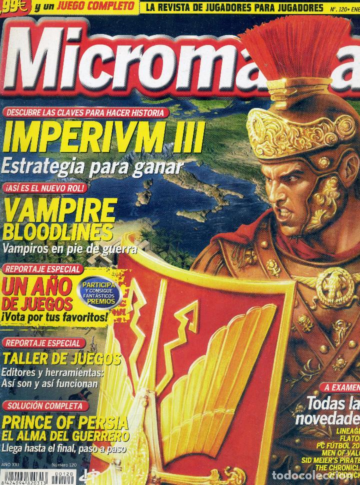 REVISTA MICROMANIA Nº120 ENERO 2005 (Coleccionismo - Revistas y Periódicos Modernos (a partir de 1.940) - Otros)