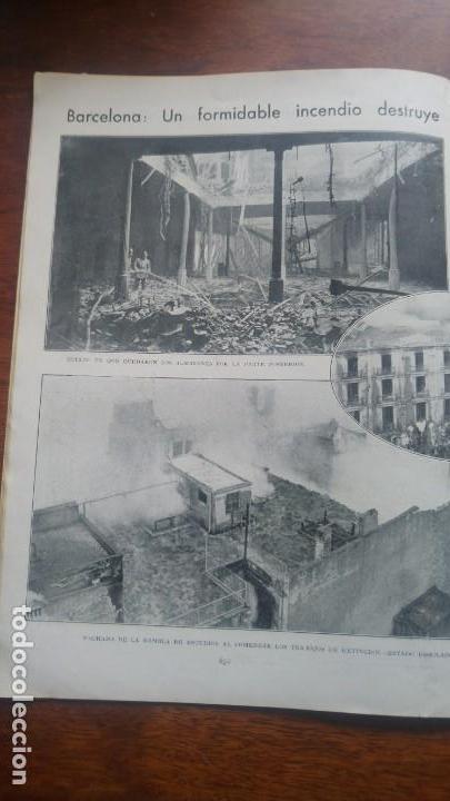 Coleccionismo de Revistas y Peri&oacute;dicos: INCENDIO ALMACENES EL SIGLO BARCELONA EIBAR LAS MARGARITAS GERONA MODISTAS SANTA LUCIA A&Ntilde;O 1932