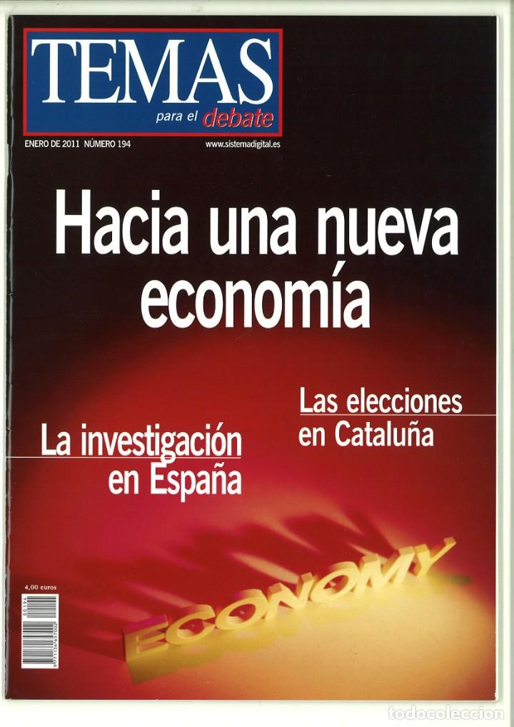Colecionismo de Revistas e Jornais: TEMAS PARA EL DEBATE. ENERO DE 2011 N&Uacute;MERO 194