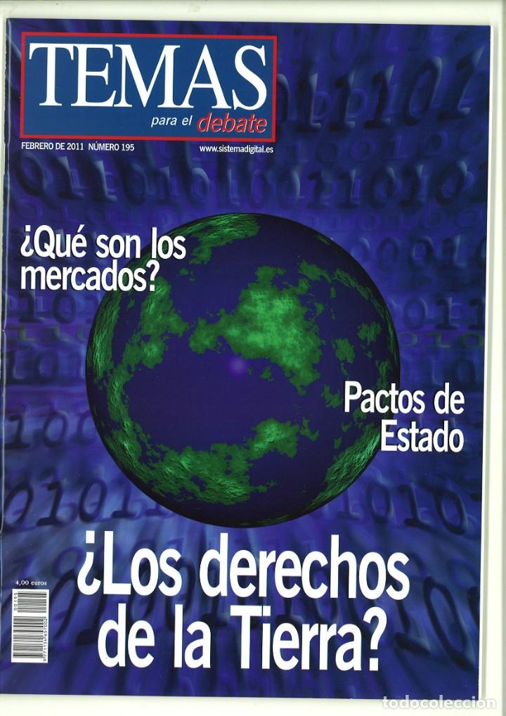 Coleccionismo de Revistas y Peri&oacute;dicos: TEMAS PARA EL DEBATE. FEBRERO DE 2011 N&Uacute;MERO 195