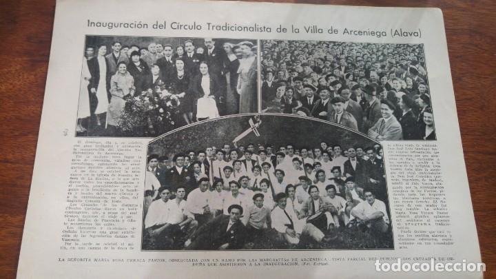 Coleccionismo de revistas y peri&oacute;dicos: VILLA DE ARCENIEGA ALAVA LA JOTA DE RONDA CONGRESO CABALLEROS SANTO SEPULCRO JERUSALEN A&Ntilde;O 1932