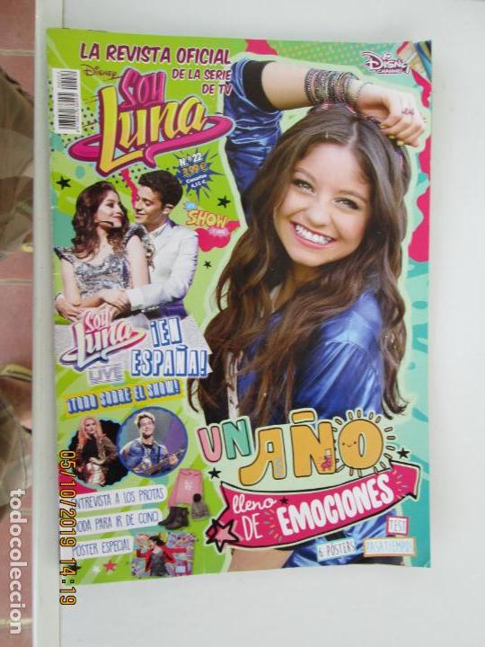 Coleccionismo de revistas y peri&oacute;dicos: DISNEY CHANNEL REVISTA JUVENIL N&ordm; 22 SOY LUNA , UN A&Ntilde;O LLENO DE EMOCIONES