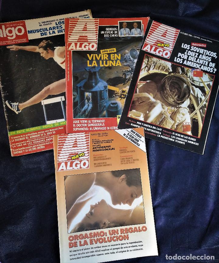 Coleccionismo de revistas y peri&oacute;dicos: Lote 4 revistas Algo, enero 1973 - mayo 1986 - octubre 1986 - diciembre 1987