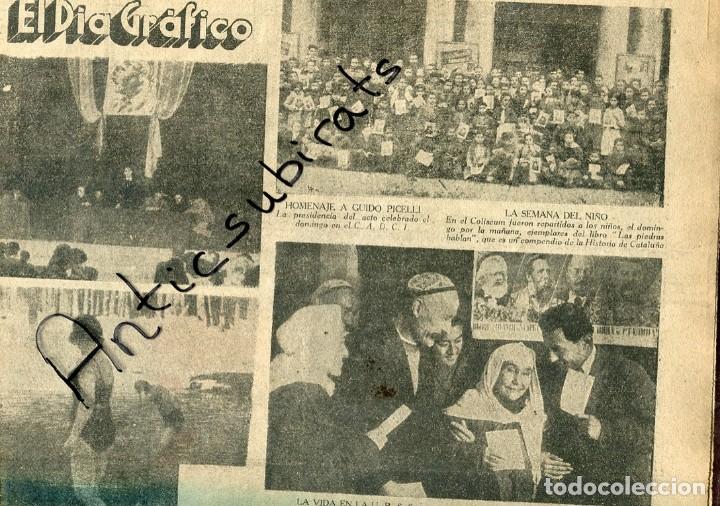 Colecionismo de Revistas e Jornais: DIA GRAFICO GUERRA CIVIL 11-1-1938 GUIDO PICELLI  ANTIFASCISTA ITALIANO ITALIA AL CAPONE KUS TIGER