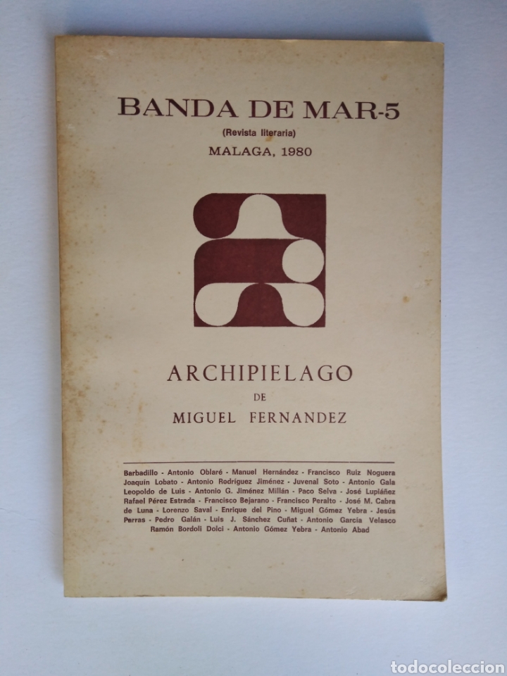 Coleccionismo de Revistas y Peri&oacute;dicos: Banda de mar-5 (Archipielago de Miguel Fern&aacute;ndez; Leopoldo de Luis; R. Perez Estrada; F. Bejarano; E