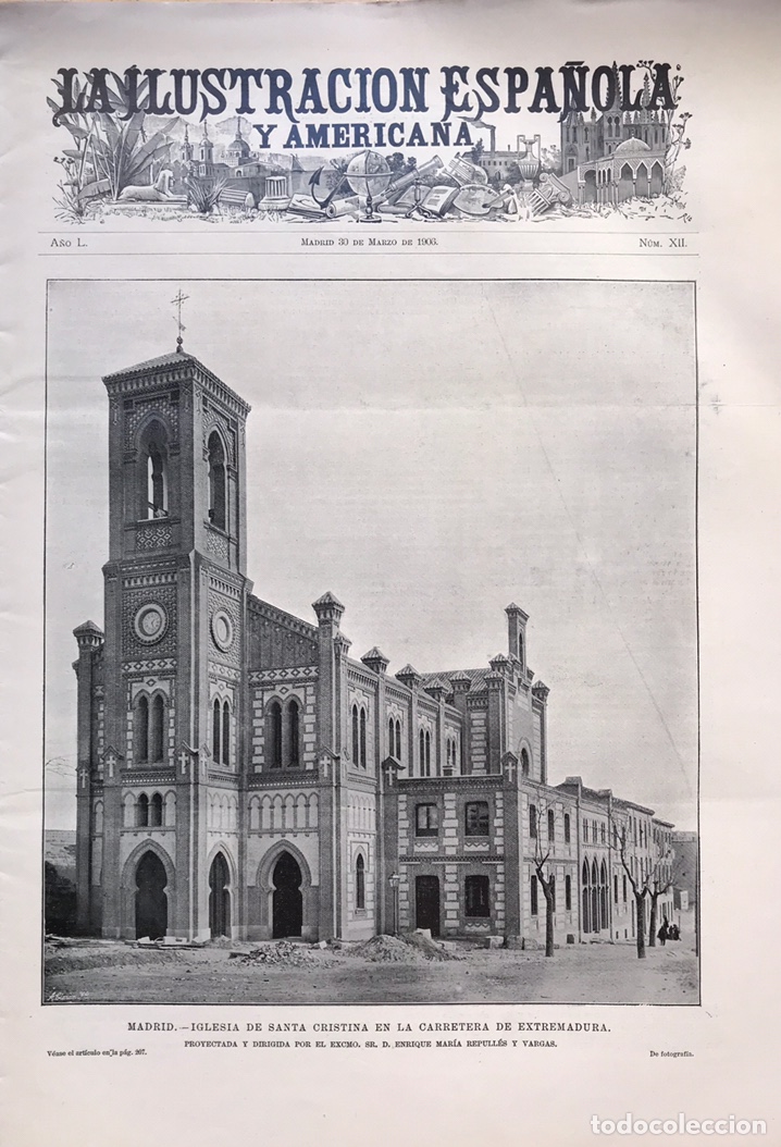 Coleccionismo de Revistas y Peri&oacute;dicos: Ilus 1906 Reyes en Canarias. Tenerife Acad. Caballeria Valladolid. Madrid Sta Cristina. Ciudad Real