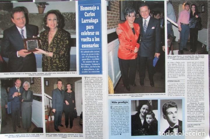 Coleccionismo de Revistas y Peri&oacute;dicos: RECORTE REVISTA SEMANA N&ordm; 2920 1996 CARLOS LARRA&Ntilde;AGA 3 PGS