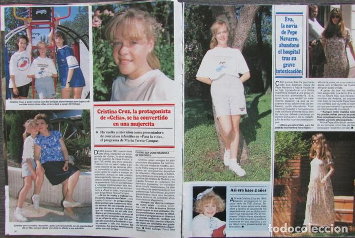 Coleccionismo de Revistas y Peri&oacute;dicos: RECORTE REVISTA SEMANA N&ordm; 2894 1995 CRISTINA CRUZ.