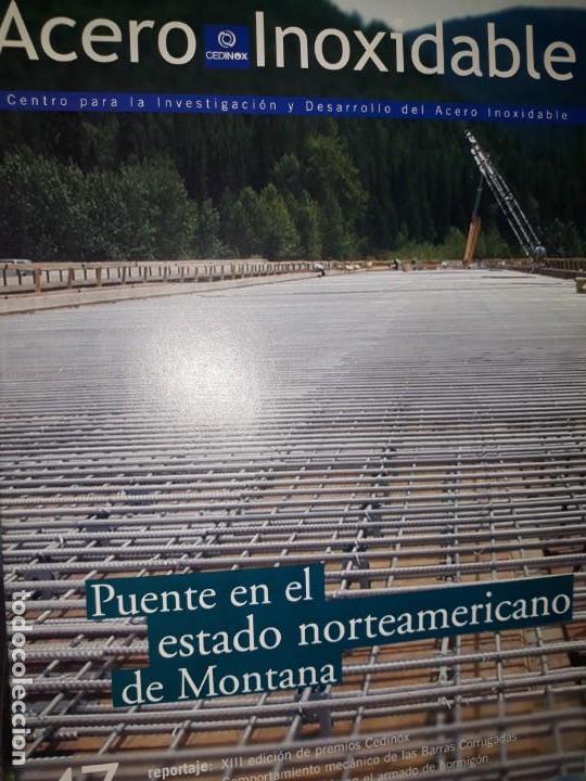 Coleccionismo de revistas y peri&oacute;dicos: REVISTA ACERO INOXIDABLE 47 2002 CEDINOX INVESTIGACI&Oacute;N CUBITOS INSTA FR&Iacute;O INDUSTRIAL LUCENA RESTAURA