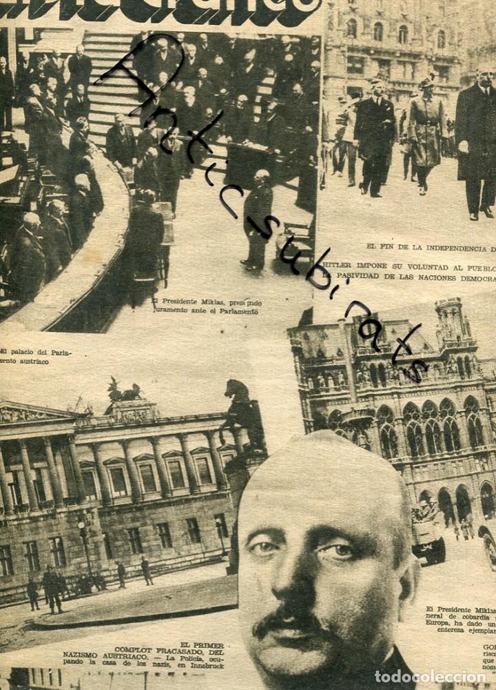 Collection Magazines and Newspapers: DIA GRAFICO GUERRA CIVIL 13-3-1938 ANEXION DE AUSTRIA A ALEMANIA EJERCITO DEL ESTE SASTAGO QUINTO