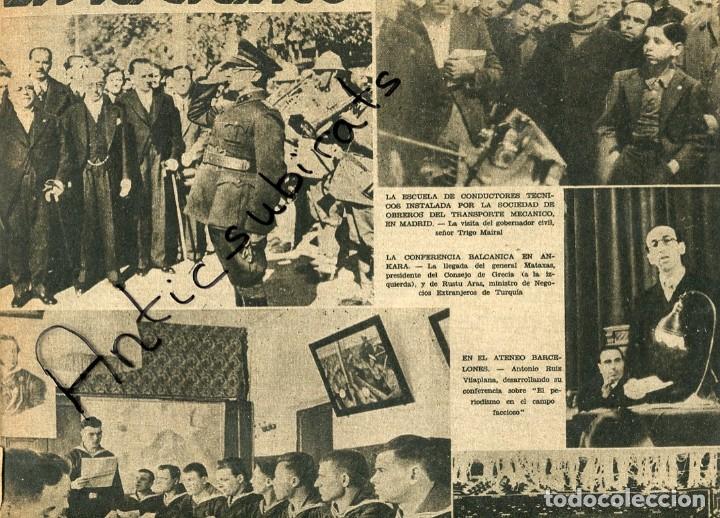 Collection Magazines and Newspapers: DIA GRAFICO GUERRA CIVIL 17-3-1938 TRIGO MAIRAL ANTONIO RUIZ VILAPLANA CASPE ALCORISA AZALIA