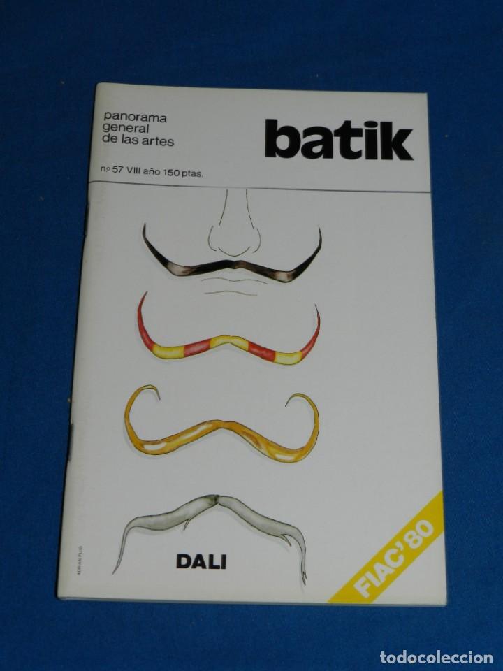 Coleccionismo de revistas y peri&oacute;dicos: (2.6) REVISTA BATIK NUM 57 VII SALVADOR DALI , PANORAMA GENERAL DE LAS ARTES , 96 PAG