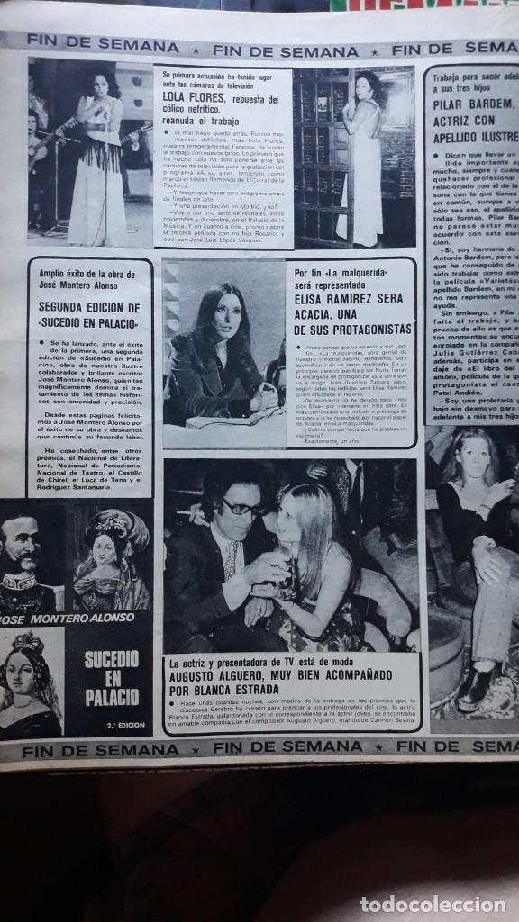 Coleccionismo de revistas y peri&oacute;dicos: PILAR BARDEM ELISA RAMIREZ LOLA FLORES AUGUSTO ALGERO BLANCA ESTRADA
